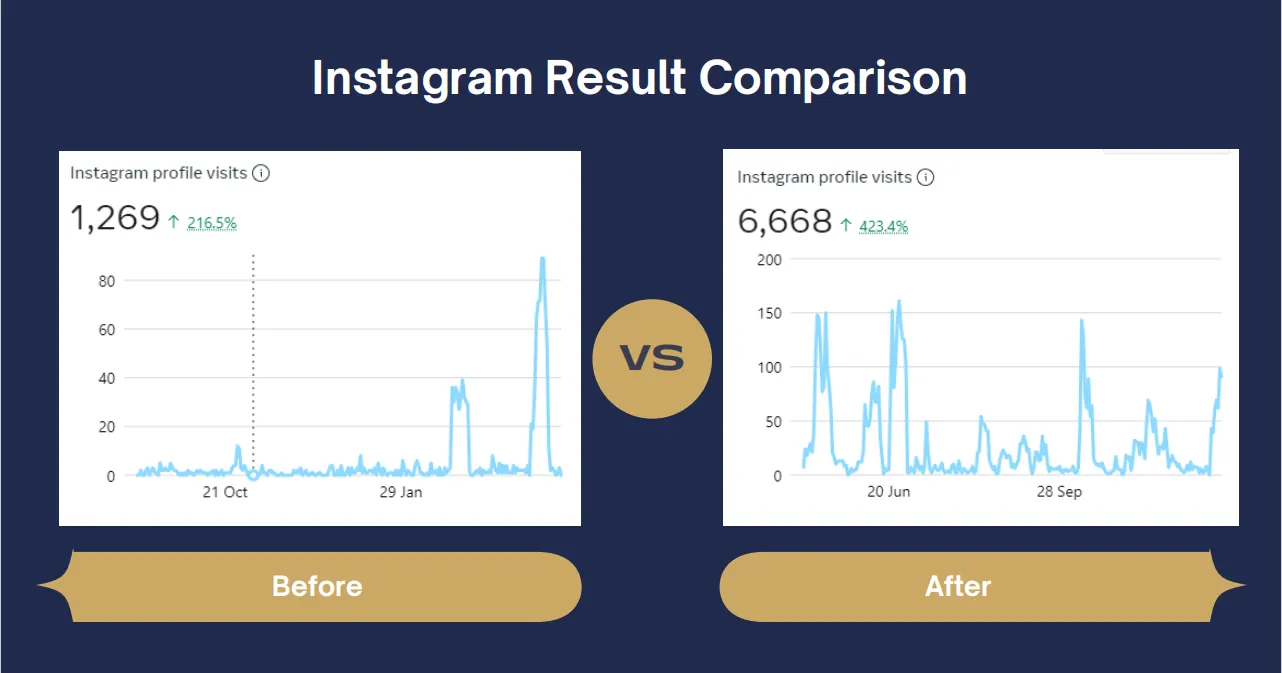 Performance Insights Instagram Profile Visits