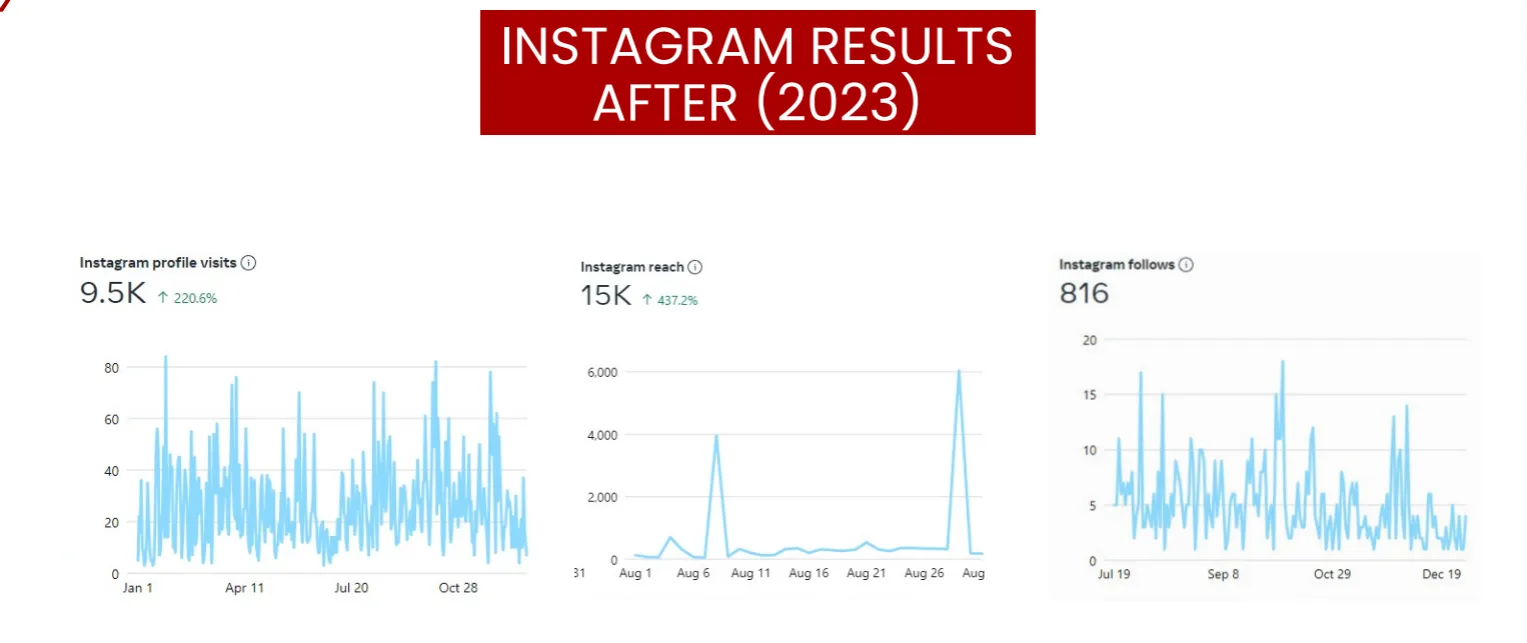 Instagram insights after