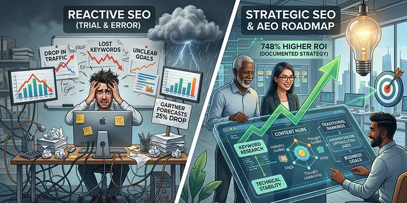 Lack of Clear SEO Strategy