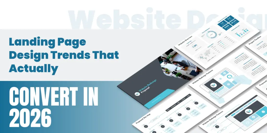 Landing Page Design Trends That Actually Convert in 2026 – Ingenious Netsoft Blog