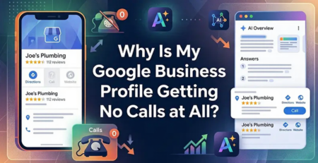 Zero calls on Google profile