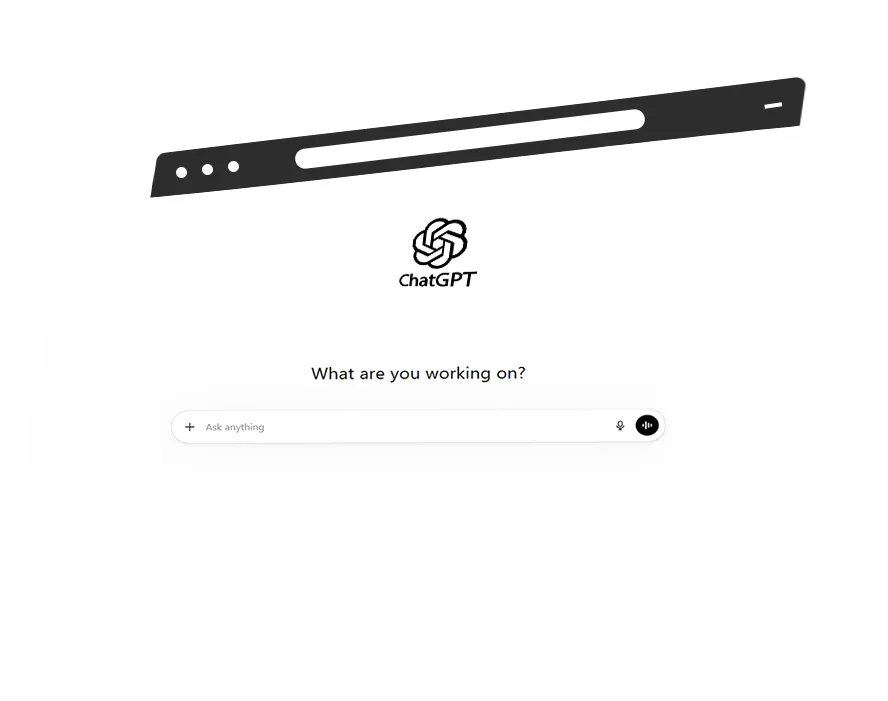 ChatGPT interface displayed on a browser screen