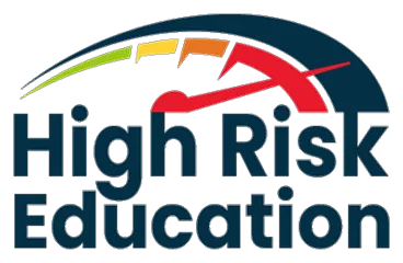High Risk Education Logo White 1 High Risk Education Logo White 1