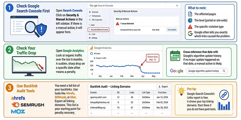 How to Confirm You Have a Link Penalty