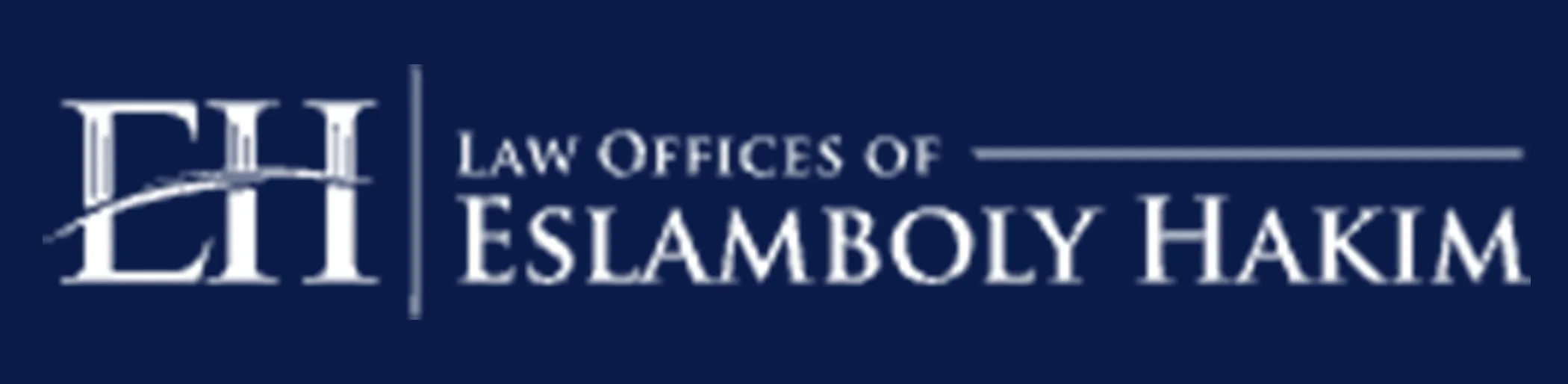 Law Offices of Eslamboly Hakim Logo | Portfolio Law Offices of Eslamboly Hakim Logo | Portfolio