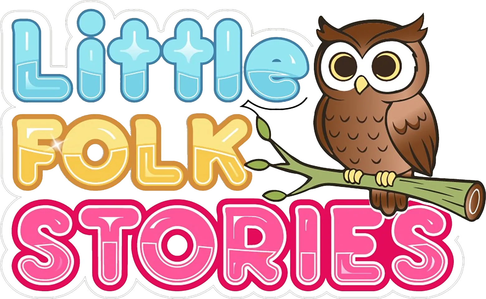 Little Folk Stories Logo White Little Folk Stories Logo White
