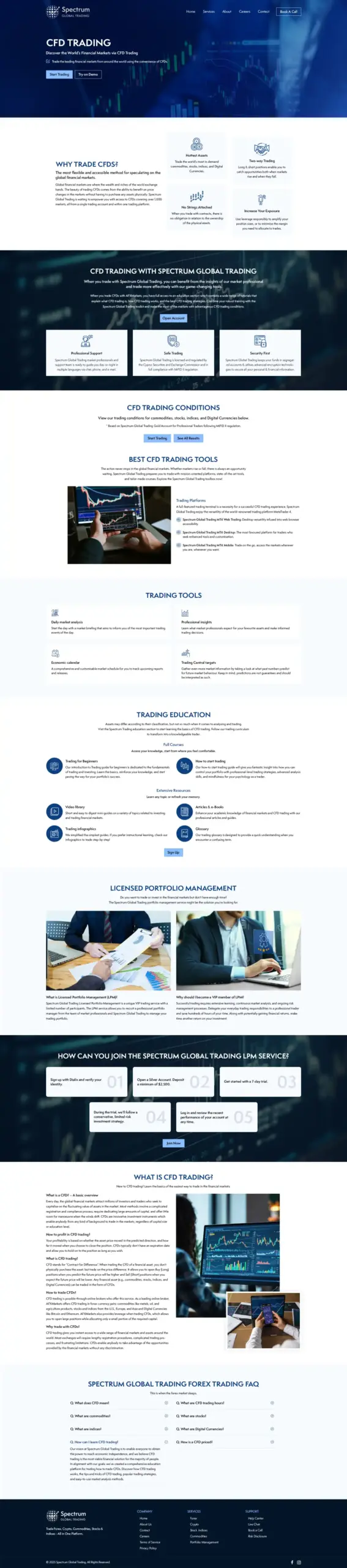Spectrum Global Trading CFD Website – Ingenious Netsoft Portfolio Spectrum Global Trading CFD Trading Website Design and Development – Ingenious Netsoft Portfolio