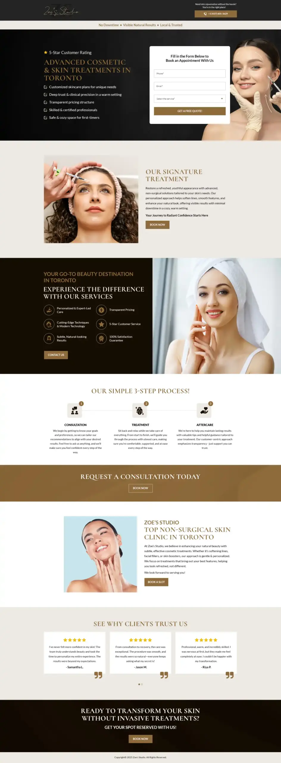 Zoe's Studio Cosmetic Skin Clinic Website – Ingenious Netsoft Portfolio Zoe's Studio Advanced Cosmetic and Skin Treatments Toronto Website Design – Ingenious Netsoft Portfolio
