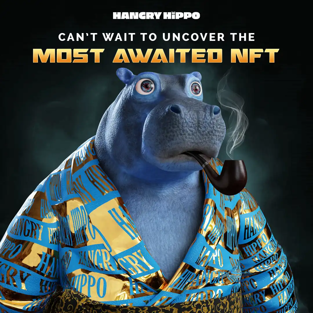 Hangry Hippo NFT Social Media Post Design – Ingenious Netsoft Portfolio Hangry Hippo NFT Social Media Post Design – Most Awaited NFT Campaign Creative – Ingenious Netsoft Portfolio