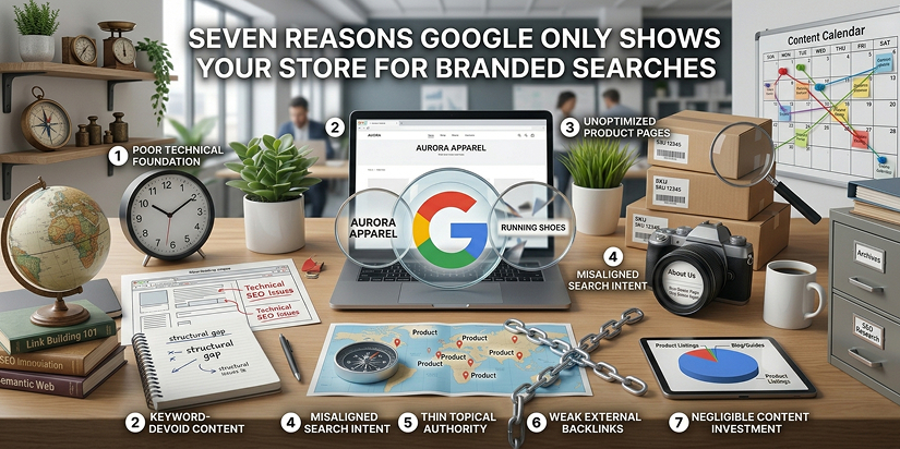Seven Reasons Google Only Shows Your Store for Branded Searches