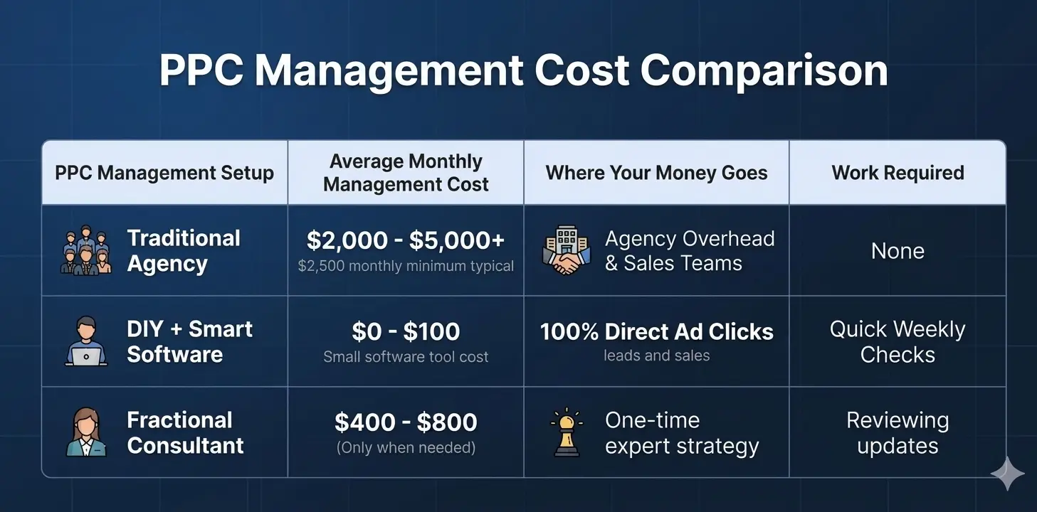 PPC managment cost comparision